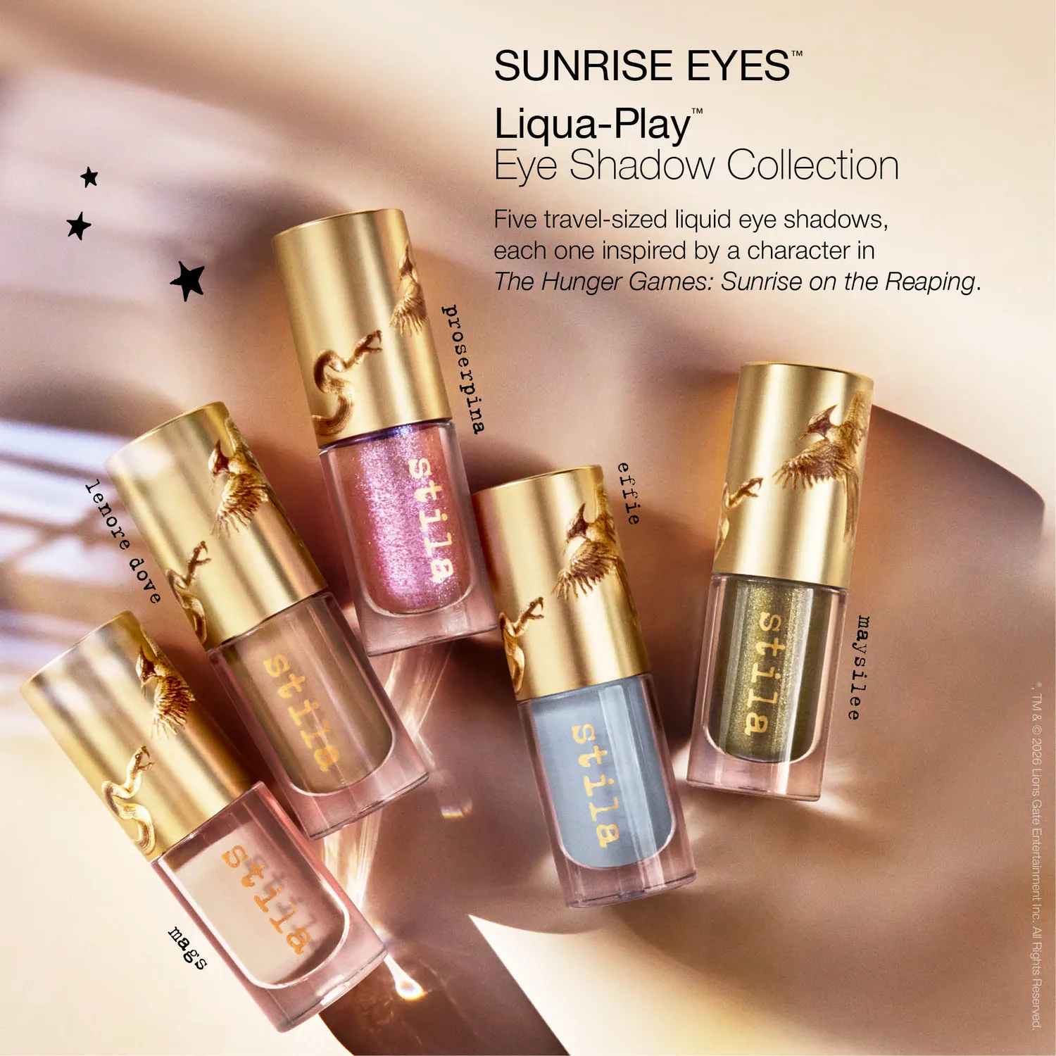 Stila Liqua-Play Sunrise Eyes vloeibare oogschaduw 5 stuks mat & shimmer