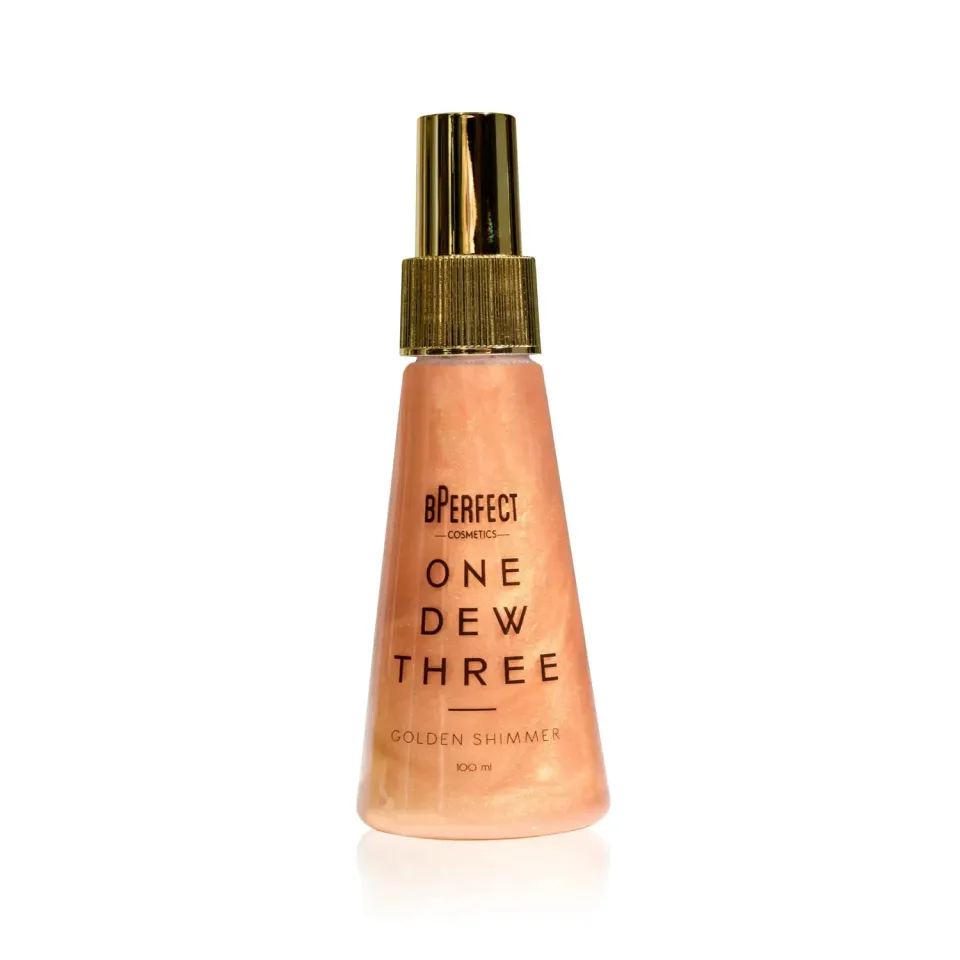 BPerfect One Dew Three Golden Shimmer setting spray 100ml glow