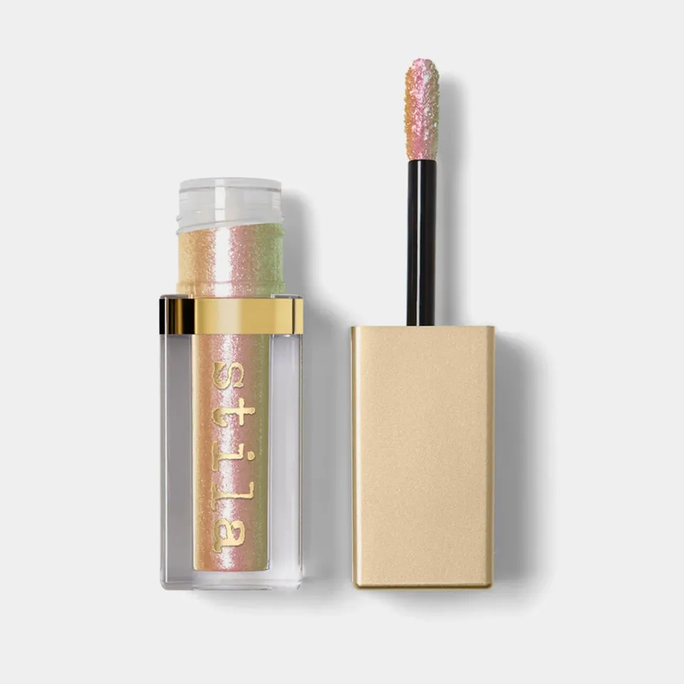 Stila Glitter & Glow vloeibare oogschaduw Kitten Karma 4,5 ml glitter