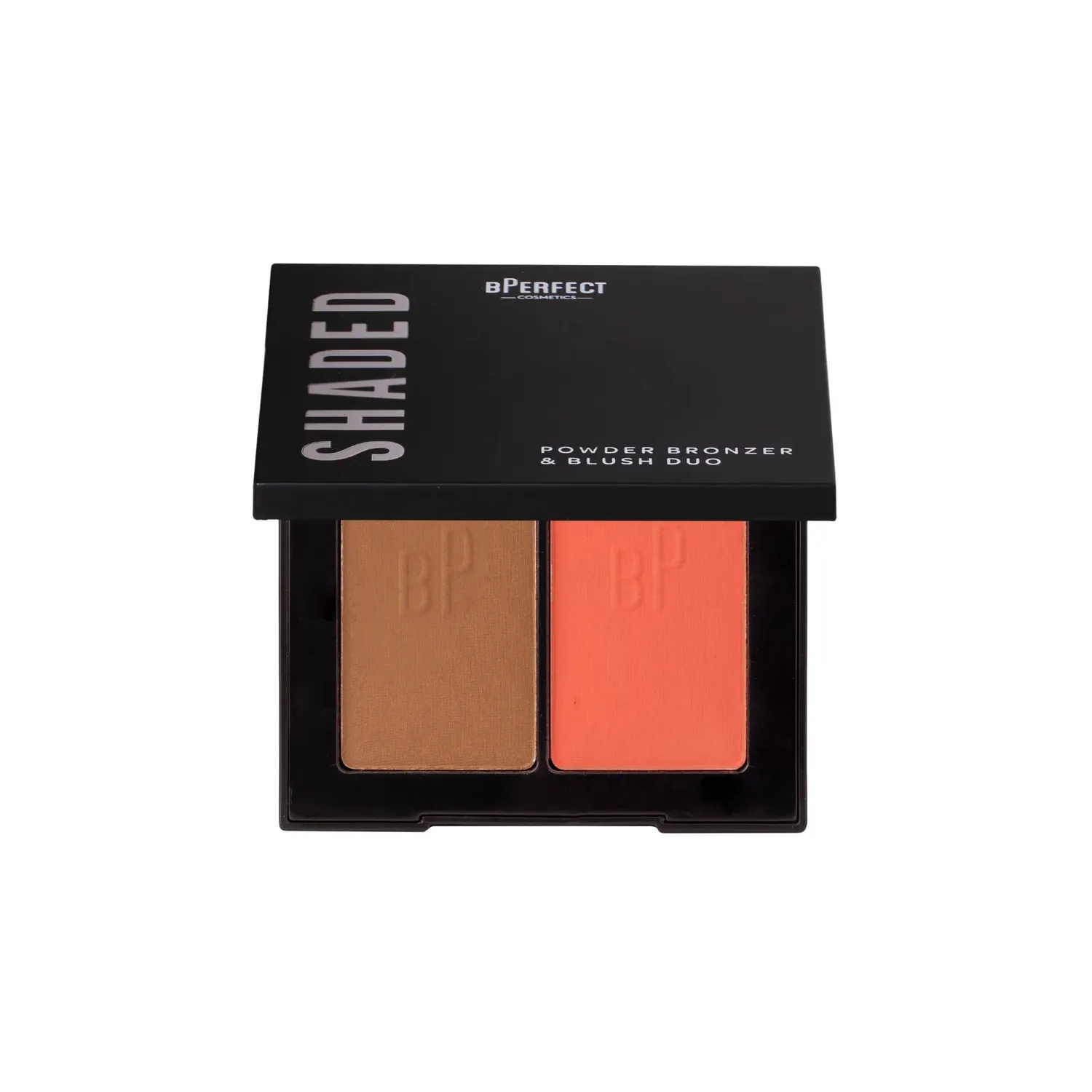 BPerfect Shaded Powder Bronzer Blush Duo palette 01 Light mat