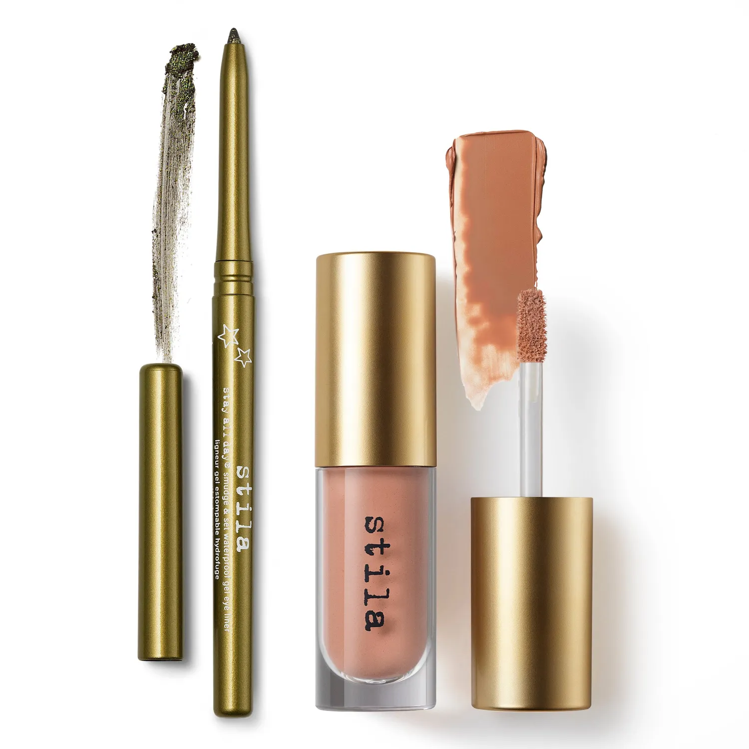 Stila Ocean Mist Eye Bundle oogset Gilded Green Sandy Matte