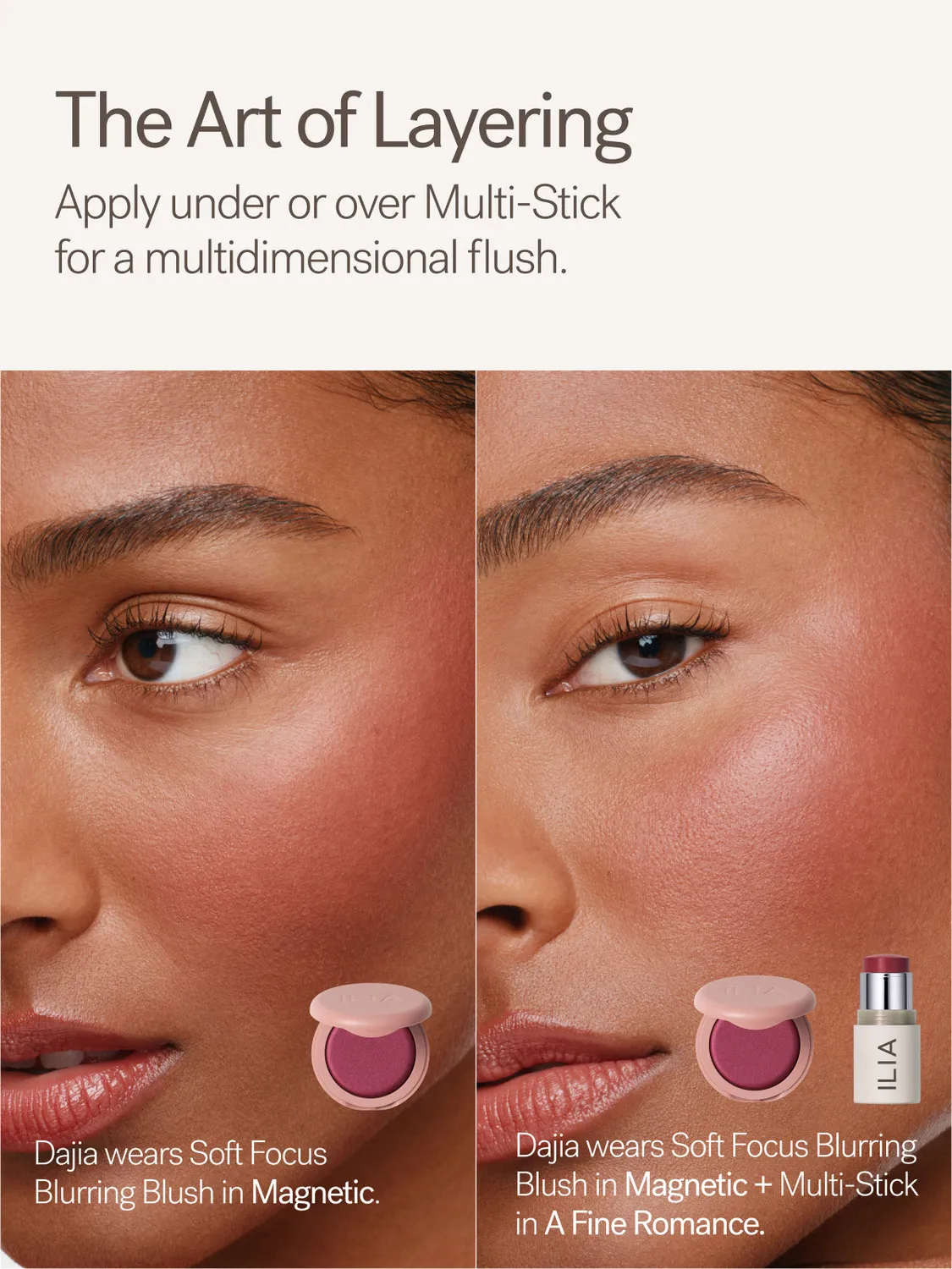 ILIA Blush is a Rush Duo blush poeder + cream
