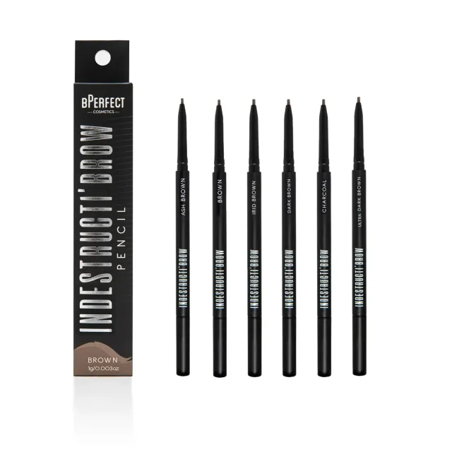 BPerfect IndestructiBrow Potlood wenkbrauwpotlood 6 stuks