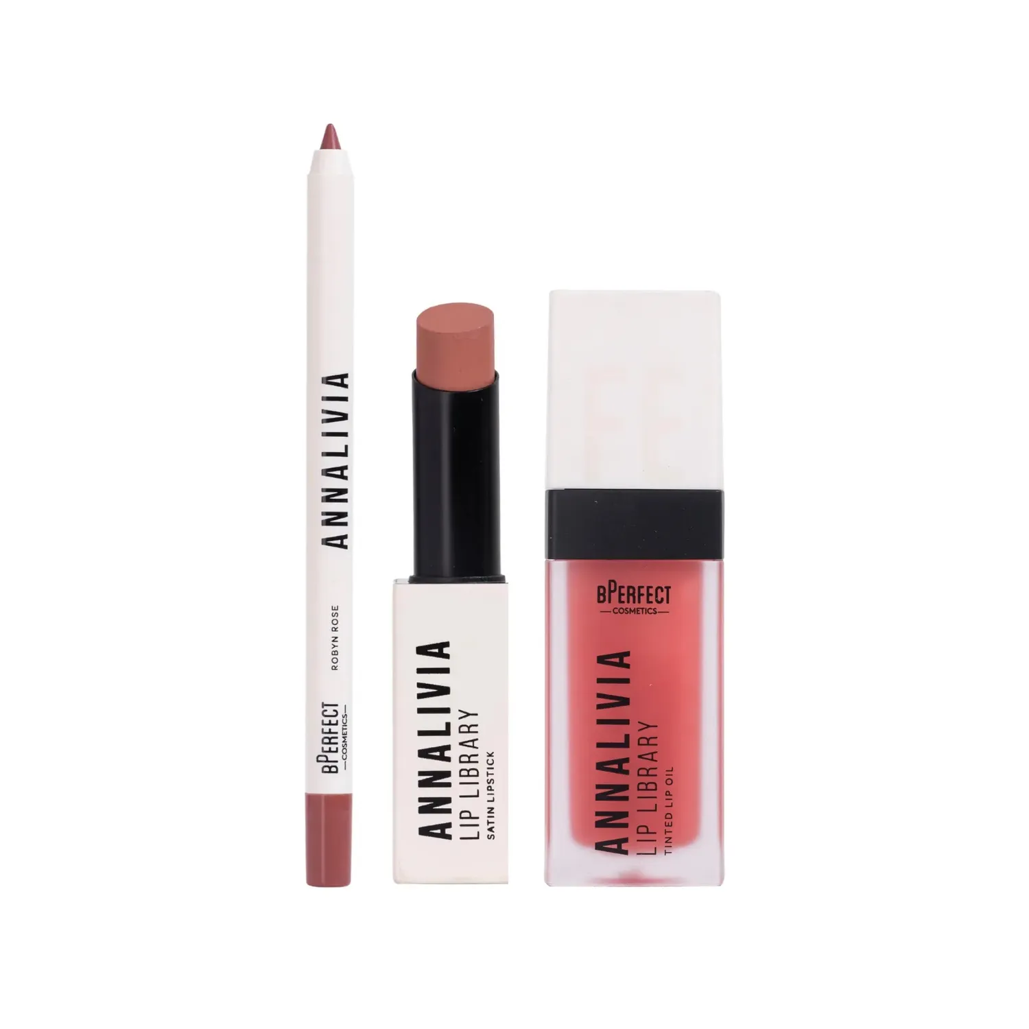 BPerfect x Annalivia Lip Library Trio Baby Boo gloss