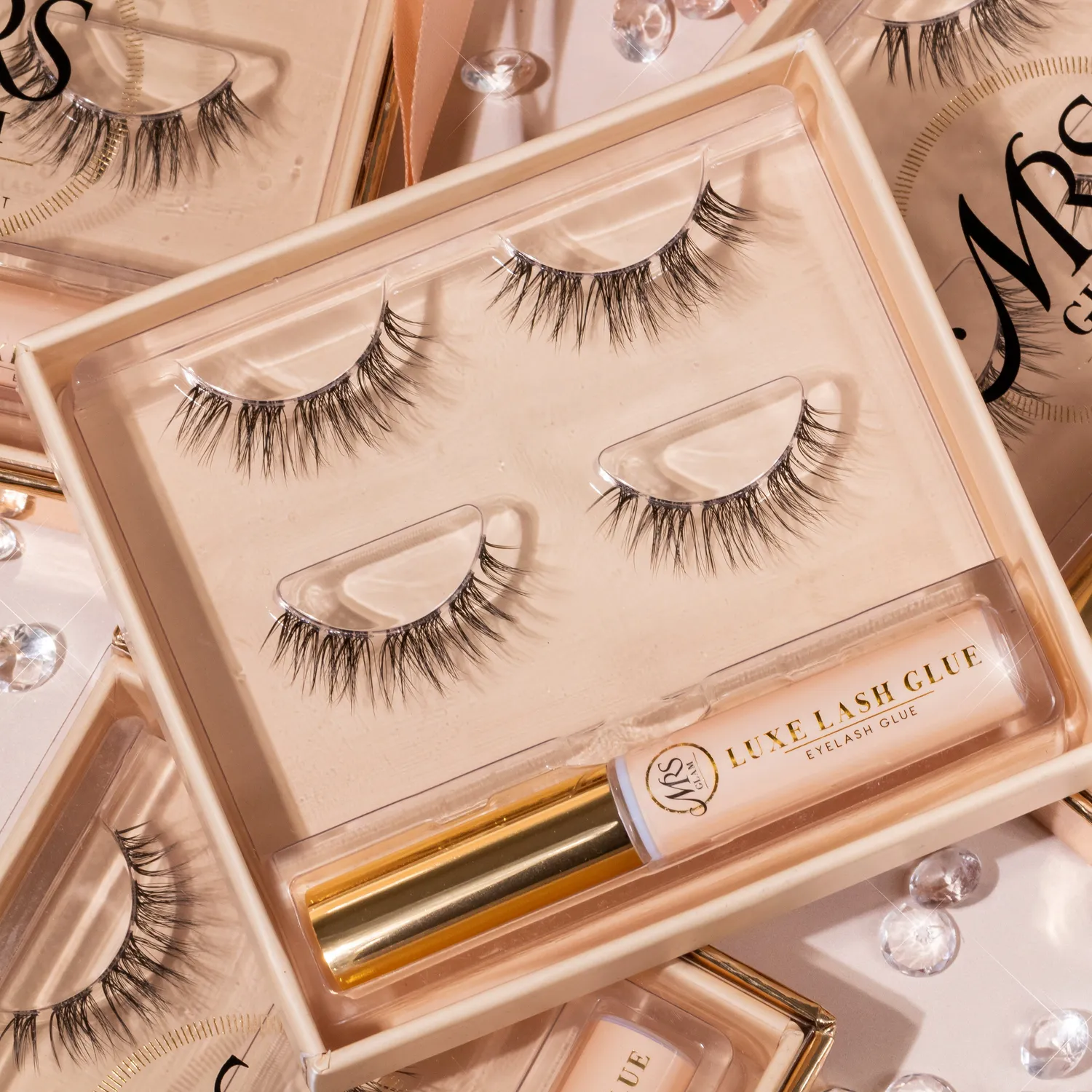 BPerfect Mrs Glam Mrs Flutter Cluster Lash Set 2 paar